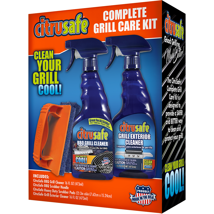 Citrusafe BBQ Grill and Grate Cleaner, for All Grills, and Most